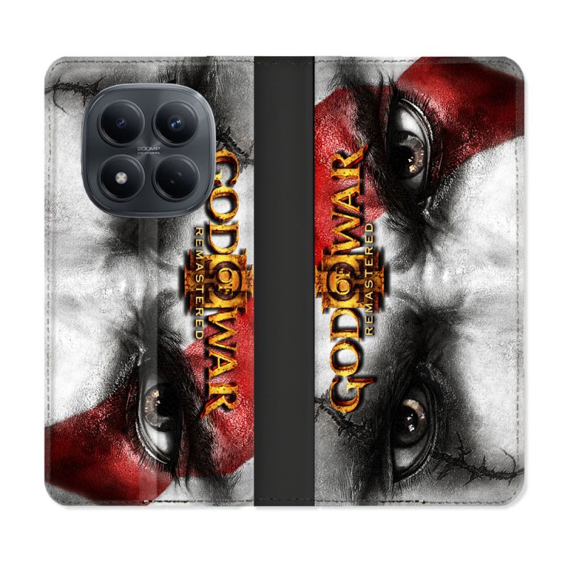 Housse Cuir Portefeuille Pour Xiaomi Redmi Note 15 Pro 4G God Of War GOW