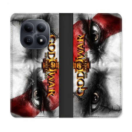 Housse Cuir Portefeuille Pour Xiaomi Redmi Note 15 5G God Of War GOW