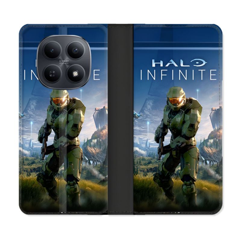 Housse Cuir Portefeuille Pour Xiaomi Redmi Note 15 5G Halo