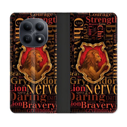 Housse Cuir Portefeuille Pour Xiaomi Redmi Note 15 5G Harry Potter Griffondor