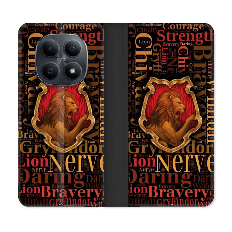 Housse Cuir Portefeuille Pour Xiaomi Redmi Note 15 5G Harry Potter Griffondor