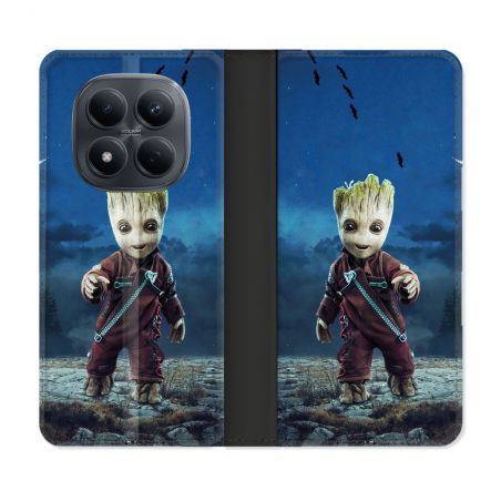 Housse Cuir Portefeuille Pour Xiaomi Redmi Note 15 Pro 4G Groot Bleu