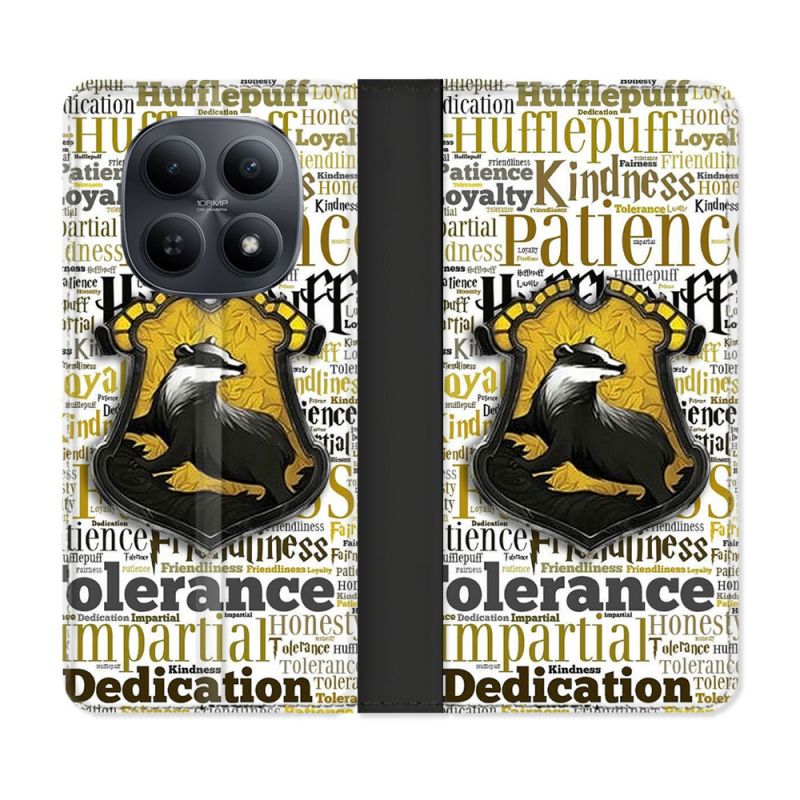 Housse Cuir Portefeuille Pour Xiaomi Redmi Note 15 5G Harry Potter Poursouffle