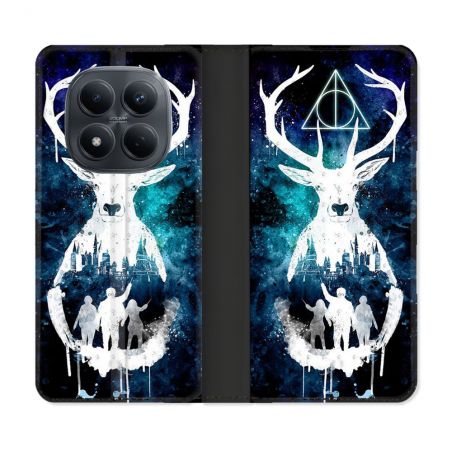 Housse Cuir Portefeuille Pour Xiaomi Redmi Note 15 Pro 4G Harry Potter Patronome