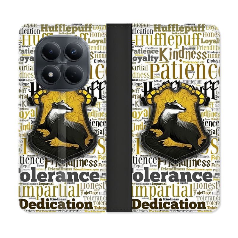 Housse Cuir Portefeuille Pour Xiaomi Redmi Note 15 Pro 4G Harry Potter Poursouffle