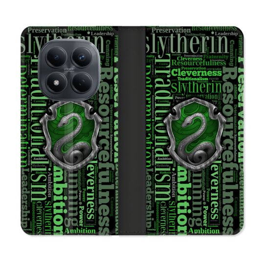 Housse Cuir Portefeuille Pour Xiaomi Redmi Note 15 Pro 4G Harry Potter Serpentar