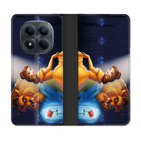 Housse Cuir Portefeuille Pour Xiaomi Redmi Note 15 Pro 4G La Belle et La Bête