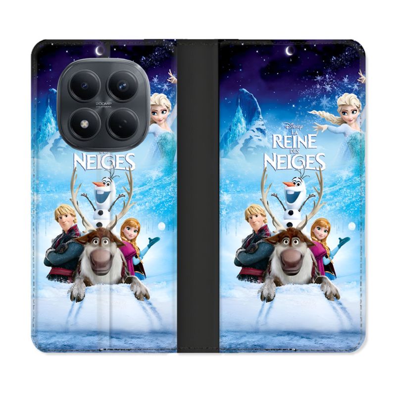 Housse Cuir Portefeuille Pour Xiaomi Redmi Note 15 Pro 4G La Reine Des Neiges