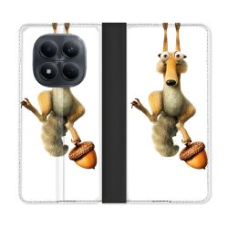 Housse Cuir Portefeuille Pour Xiaomi Redmi Note 15 Pro 4G L'âge de Glace Scratch Suspendu