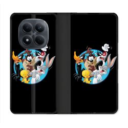 Housse Cuir Portefeuille Pour Xiaomi Redmi Note 15 Pro 4G Looney Tunes