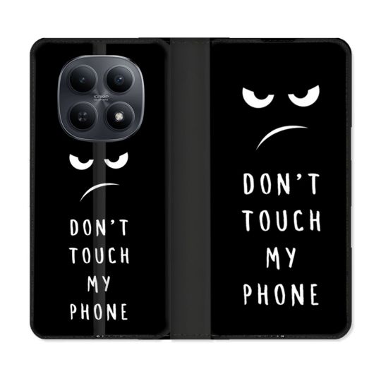 Housse Cuir Portefeuille Pour Xiaomi Redmi Note 15 5G Humour Don't Touch