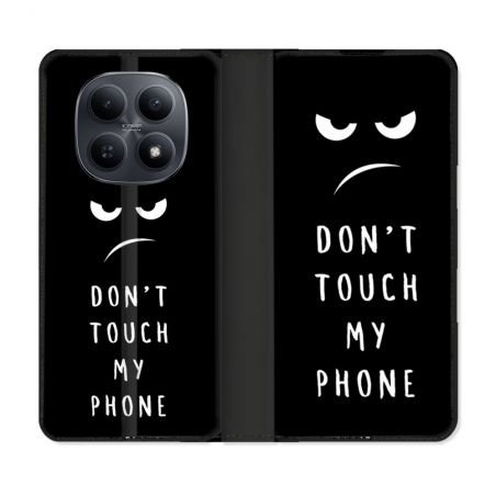 Housse Cuir Portefeuille Pour Xiaomi Redmi Note 15 5G Humour Don't Touch