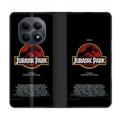 Housse Cuir Portefeuille Pour Xiaomi Redmi Note 15 5G Jurassic Park Affiche