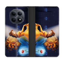Housse Cuir Portefeuille Pour Xiaomi Redmi Note 15 5G La Belle et La Bête