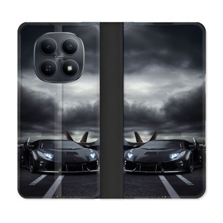 Housse Cuir Portefeuille Pour Xiaomi Redmi Note 15 5G Lamborghini Avion