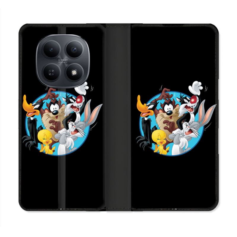 Housse Cuir Portefeuille Pour Xiaomi Redmi Note 15 5G Looney Tunes