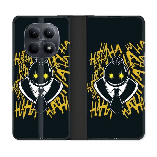 Housse Cuir Portefeuille Pour Xiaomi Redmi Note 15 5G Manga Assassination Classroom Kuro Noir