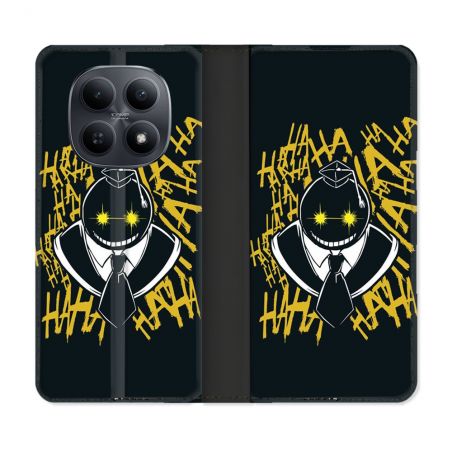 Housse Cuir Portefeuille Pour Xiaomi Redmi Note 15 5G Manga Assassination Classroom Kuro Noir