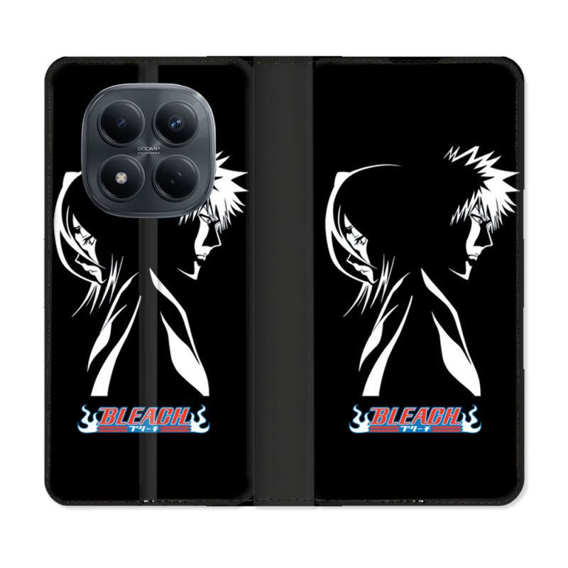 Housse Cuir Portefeuille Pour Xiaomi Redmi Note 15 Pro 4G Manga Bleach Duo