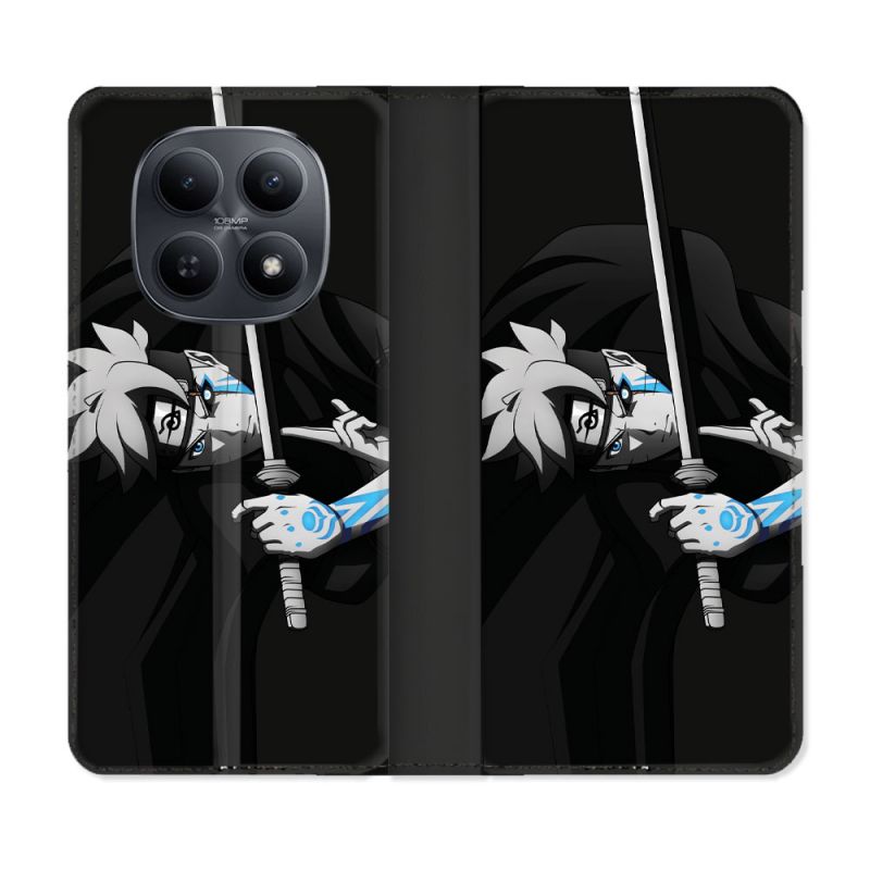 Housse Cuir Portefeuille Pour Xiaomi Redmi Note 15 5G Manga Boruto Epée