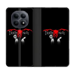 Housse Cuir Portefeuille Pour Xiaomi Redmi Note 15 5G Manga Death Note Noir