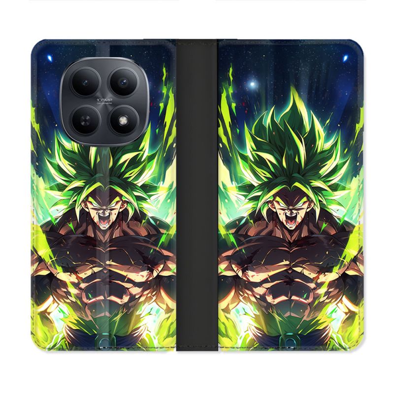 Housse Cuir Portefeuille Pour Xiaomi Redmi Note 15 5G Manga Dragon Ball Broly