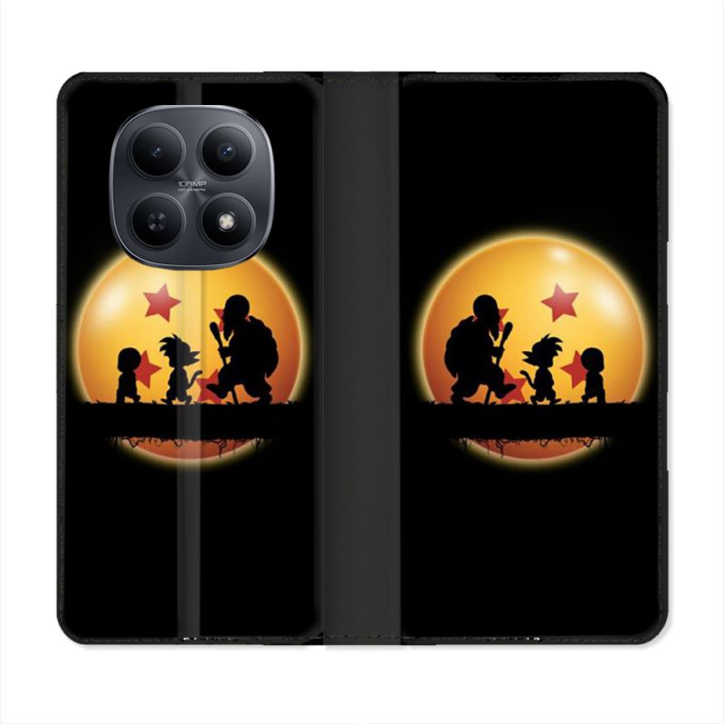 Housse Cuir Portefeuille Pour Xiaomi Redmi Note 15 5G Manga Dragon Ball Vintage
