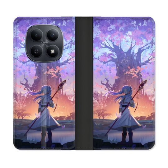 Housse Cuir Portefeuille Pour Xiaomi Redmi Note 15 5G Manga Frieren
