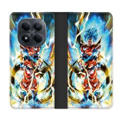 Housse Cuir Portefeuille Pour Xiaomi Redmi Note 15 Pro 4G Manga Dragon Ball Sangoku Blanc
