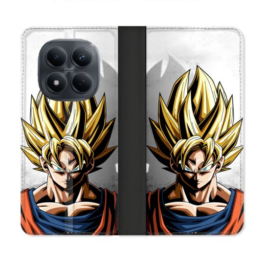 Housse Cuir Portefeuille Pour Xiaomi Redmi Note 15 Pro 4G Manga Dragon Ball Sangoku Portrait