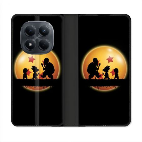 Housse Cuir Portefeuille Pour Xiaomi Redmi Note 15 Pro 4G Manga Dragon Ball Vintage
