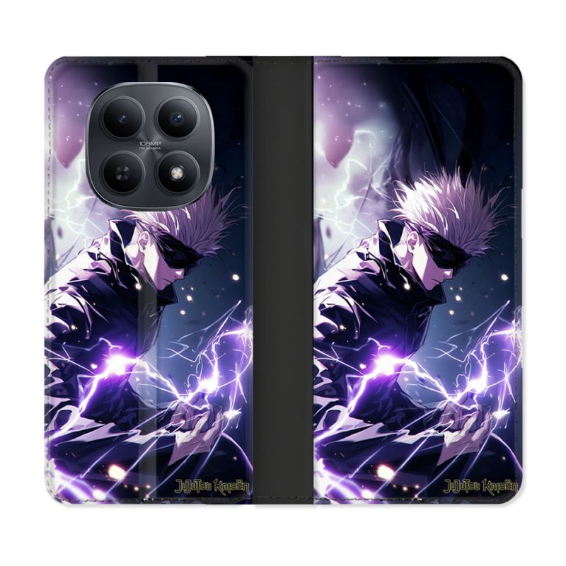 Housse Cuir Portefeuille Pour Xiaomi Redmi Note 15 5G Manga Jujutsu Kaisen Gojo Saturo