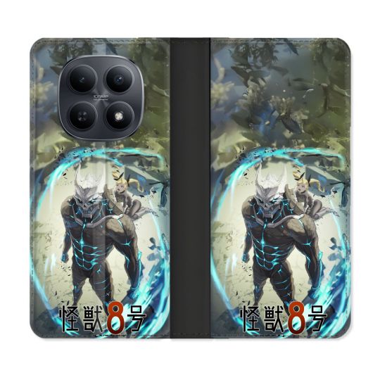Housse Cuir Portefeuille Pour Xiaomi Redmi Note 15 5G Manga Kaiju N° 8 Kafka Hibino