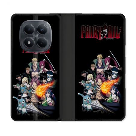 Housse Cuir Portefeuille Pour Xiaomi Redmi Note 15 Pro 4G Manga Fairy Tail Logo Team