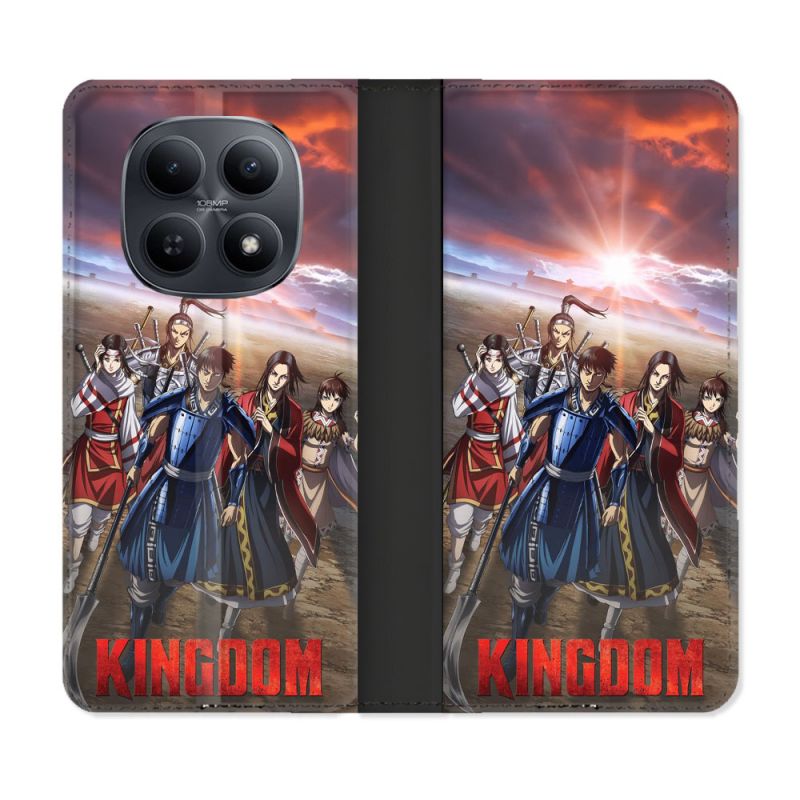 Housse Cuir Portefeuille Pour Xiaomi Redmi Note 15 5G Manga Kingdom Affiche