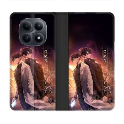 Housse Cuir Portefeuille Pour Xiaomi Redmi Note 15 5G Manga Lecteur Omniscient Affiche
