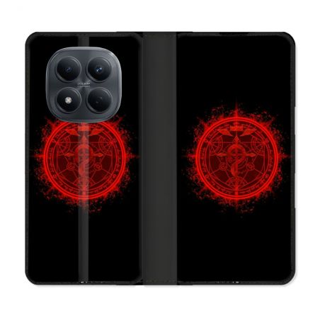 Housse Cuir Portefeuille Pour Xiaomi Redmi Note 15 Pro 4G Manga Fullmetal Alchemist Logo