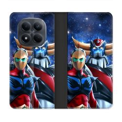 Housse Cuir Portefeuille Pour Xiaomi Redmi Note 15 Pro 4G Manga Goldorak