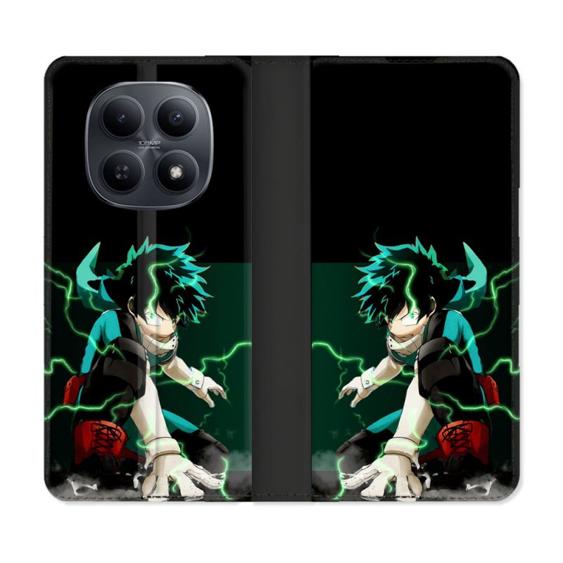 Housse Cuir Portefeuille Pour Xiaomi Redmi Note 15 5G Manga My Hero Academia Deku