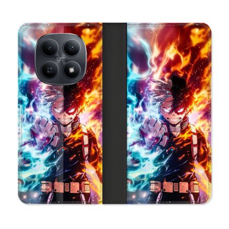 Housse Cuir Portefeuille Pour Xiaomi Redmi Note 15 5G Manga My Hero Academia Shoto Portrait