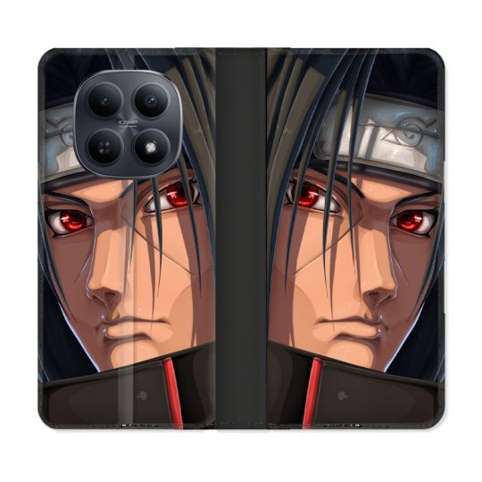 Housse Cuir Portefeuille Pour Xiaomi Redmi Note 15 5G Manga Naruto Itachi Visage