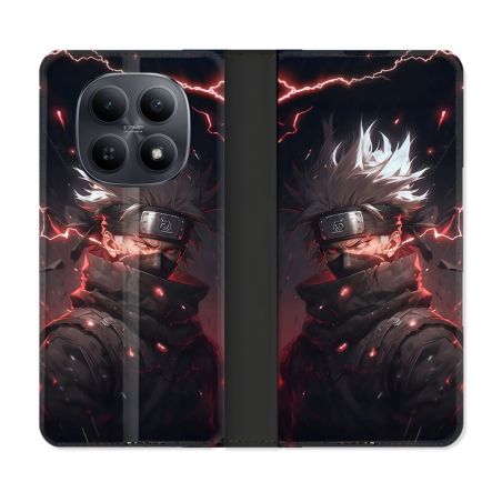 Housse Cuir Portefeuille Pour Xiaomi Redmi Note 15 5G Manga Naruto Kakashi Dark