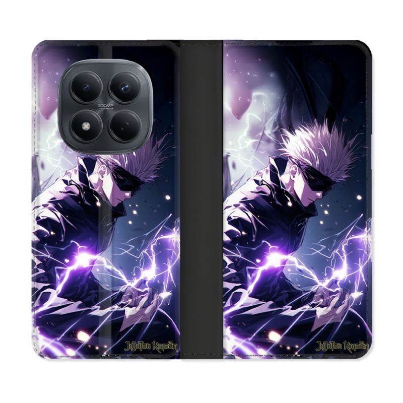 Housse Cuir Portefeuille Pour Xiaomi Redmi Note 15 Pro 4G Manga Jujutsu Kaisen Gojo Saturo