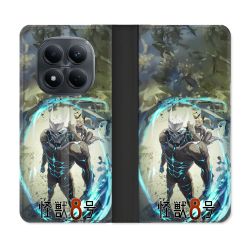Housse Cuir Portefeuille Pour Xiaomi Redmi Note 15 Pro 4G Manga Kaiju N° 8 Kafka Hibino