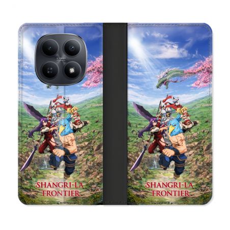 Housse Cuir Portefeuille Pour Xiaomi Redmi Note 15 5G Manga Manga Shangri La Frontier Affiche