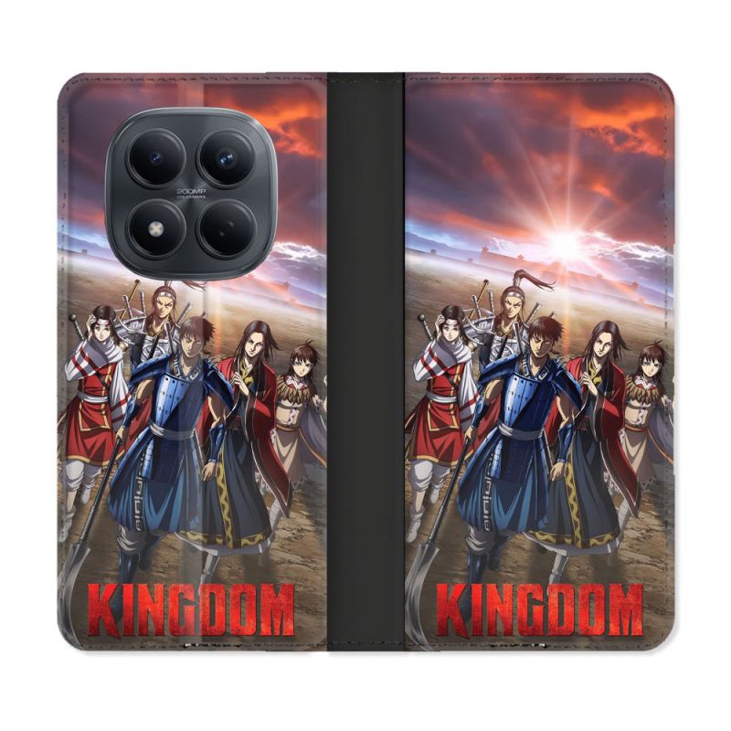 Housse Cuir Portefeuille Pour Xiaomi Redmi Note 15 Pro 4G Manga Kingdom Affiche