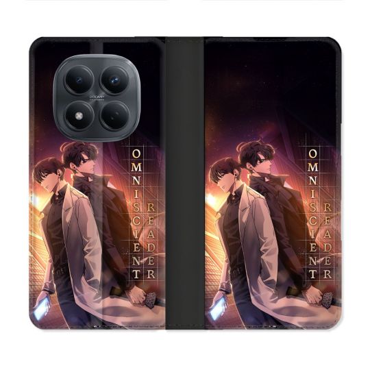 Housse Cuir Portefeuille Pour Xiaomi Redmi Note 15 Pro 4G Manga Lecteur Omniscient Affiche