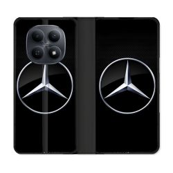 Housse Cuir Portefeuille Pour Xiaomi Redmi Note 15 5G Mercedes Carbone