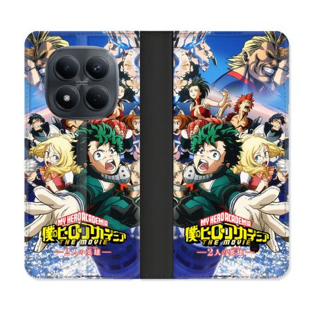 Housse Cuir Portefeuille Pour Xiaomi Redmi Note 15 Pro 4G Manga My Hero Academia Affiche