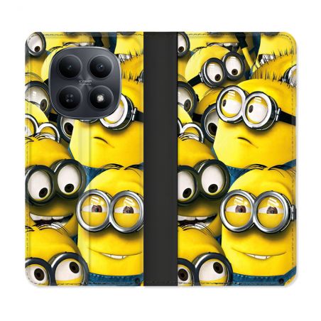 Housse Cuir Portefeuille Pour Xiaomi Redmi Note 15 5G Minions Groupe